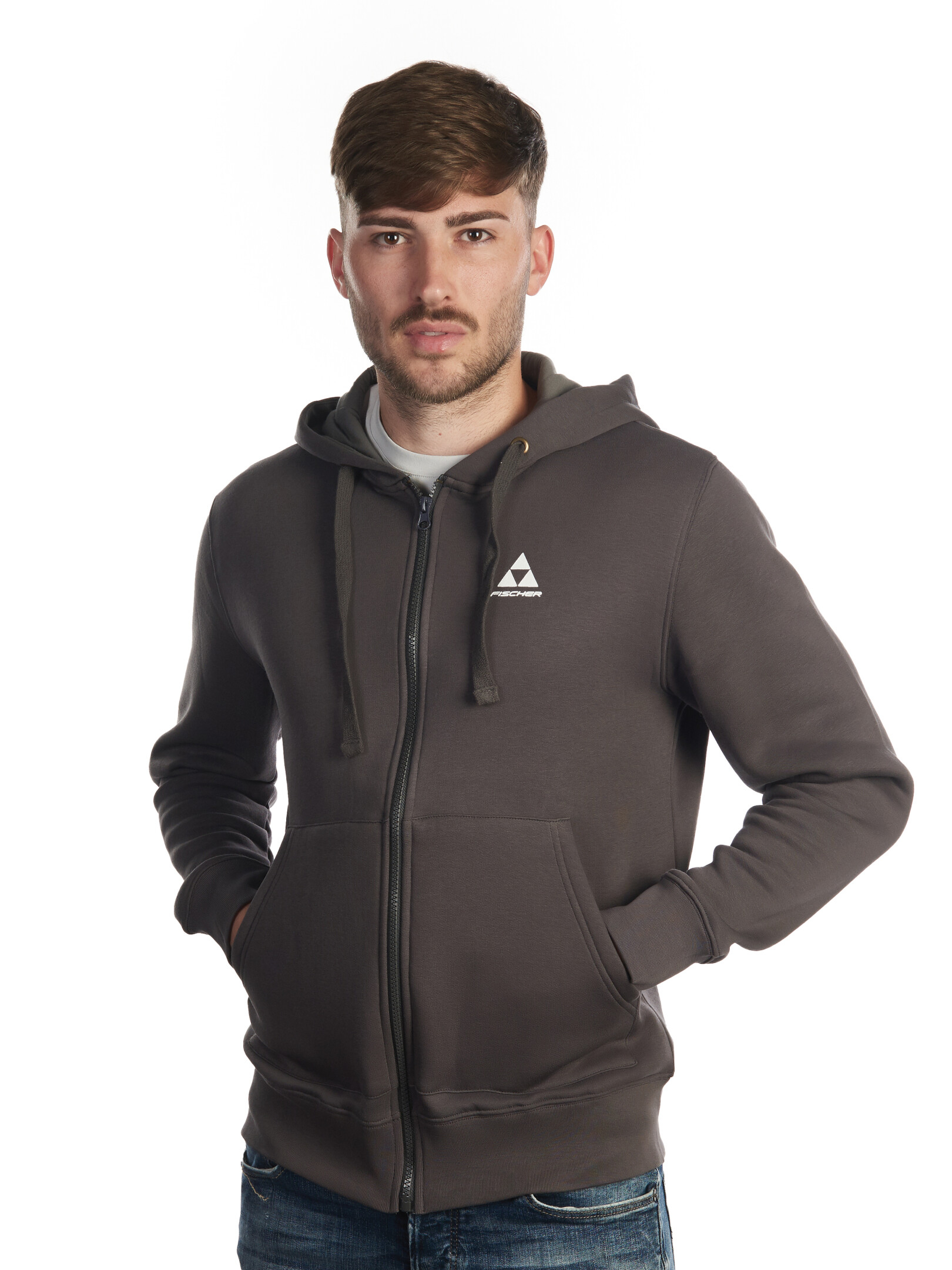 g08524_hoody_jacket_essentials_umbra_01 Fischer ESSENTIALS HOODY-JACKET UMBRA - Image 1